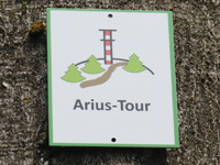 Markierung Arius-Tour