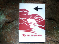 Markierung Felsenwald