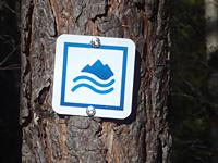 Markierung Wasserläufer Stuibenfall